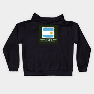 Argentina Campeones del Mundo 2022 Kids Hoodie